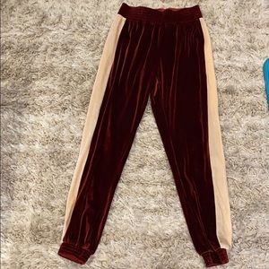 Urban Outfitters Velvet Joggers (barely worn)